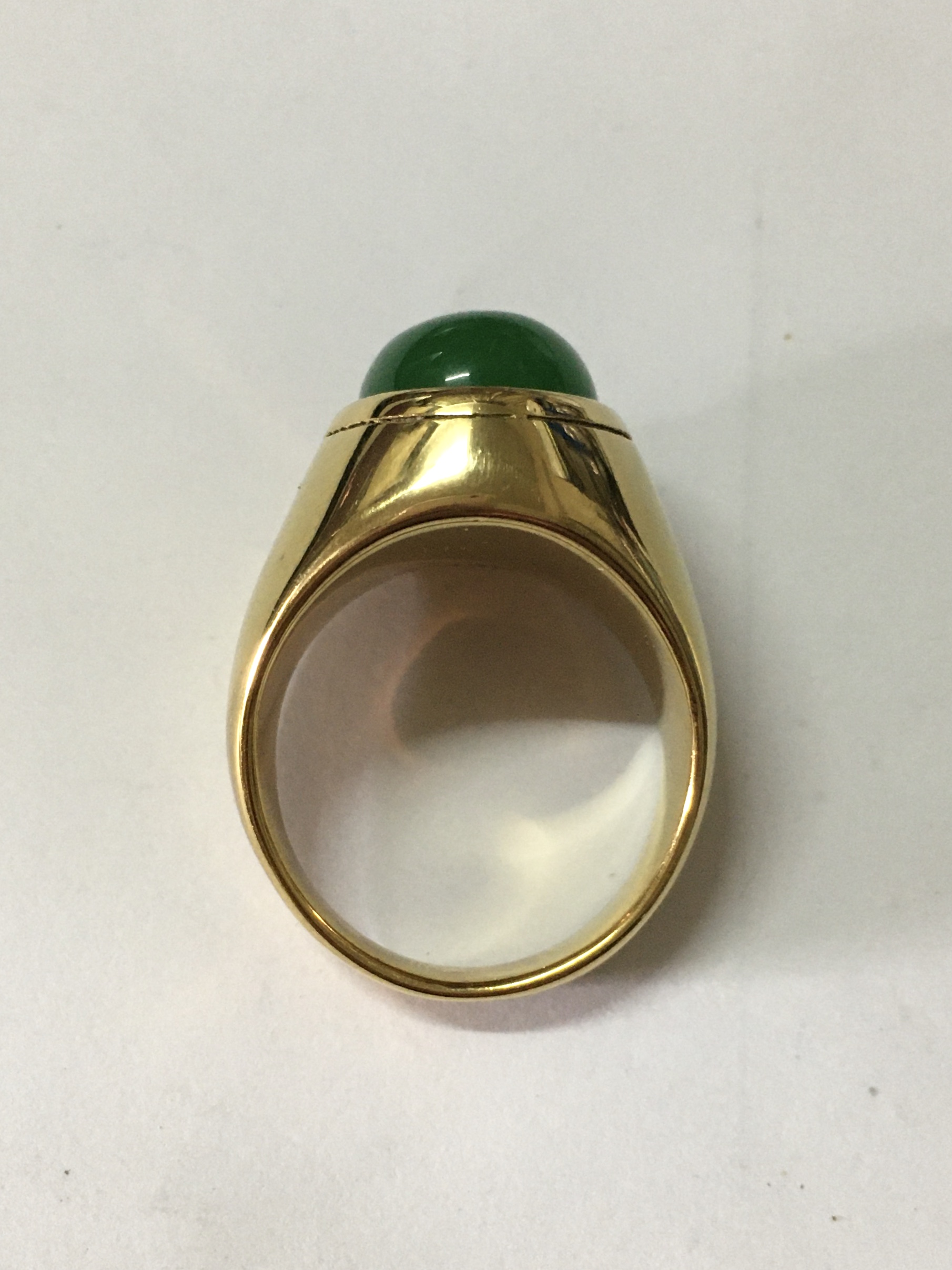 (ไซส์ 65) แหวนหยก แหวนแฟชั่นชาย ไซส์ใหญ่ ใส่สวย ราคาเบาหวิว