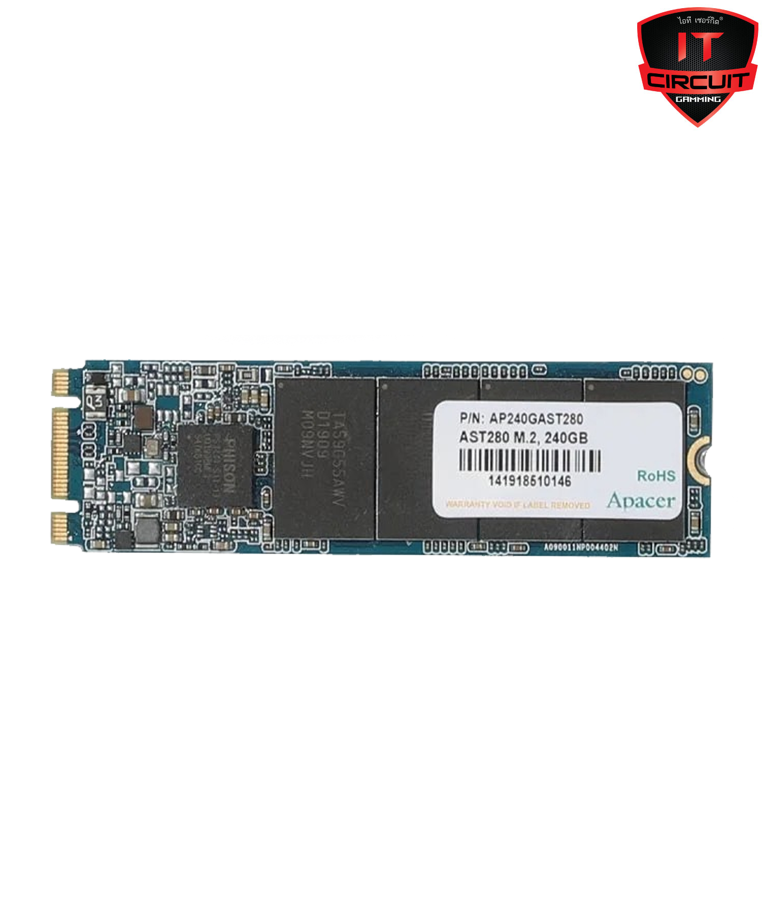 240 GB SSD (เอสเอสดี) M.2 SATA APACER AST280 (AST280240G) SATA M.2 2280