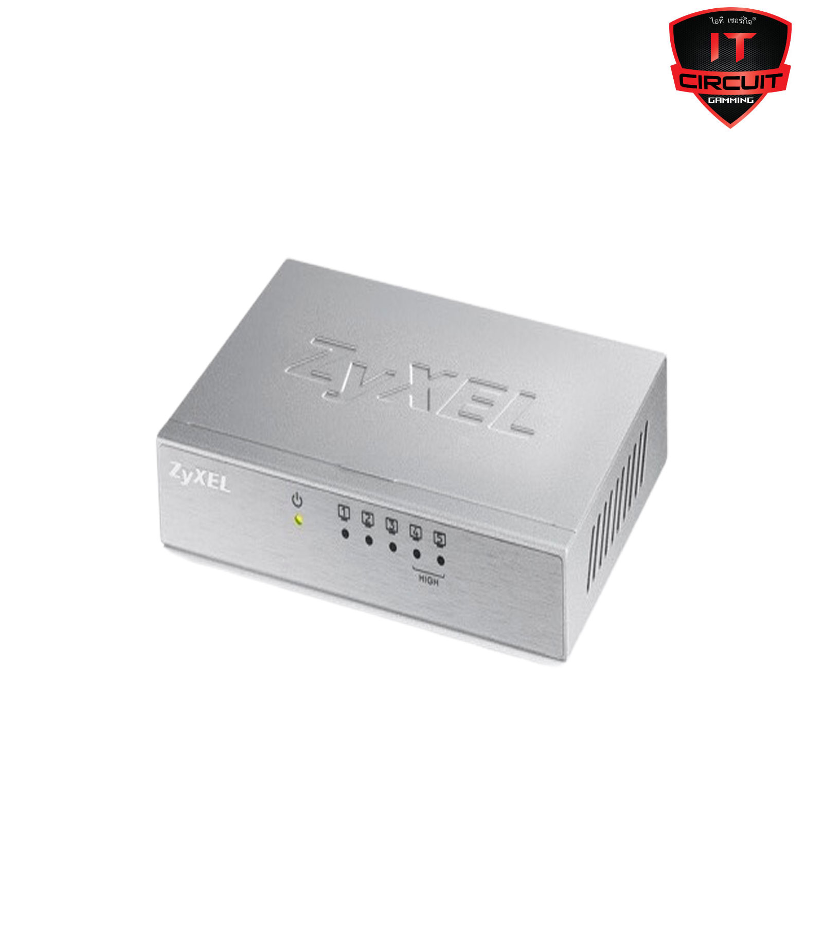 SWITCH (สวิตช์) ZYXEL ES-105A V3 10/100 5 PORTS DESKTOP FAST ETHERNET SWITCH