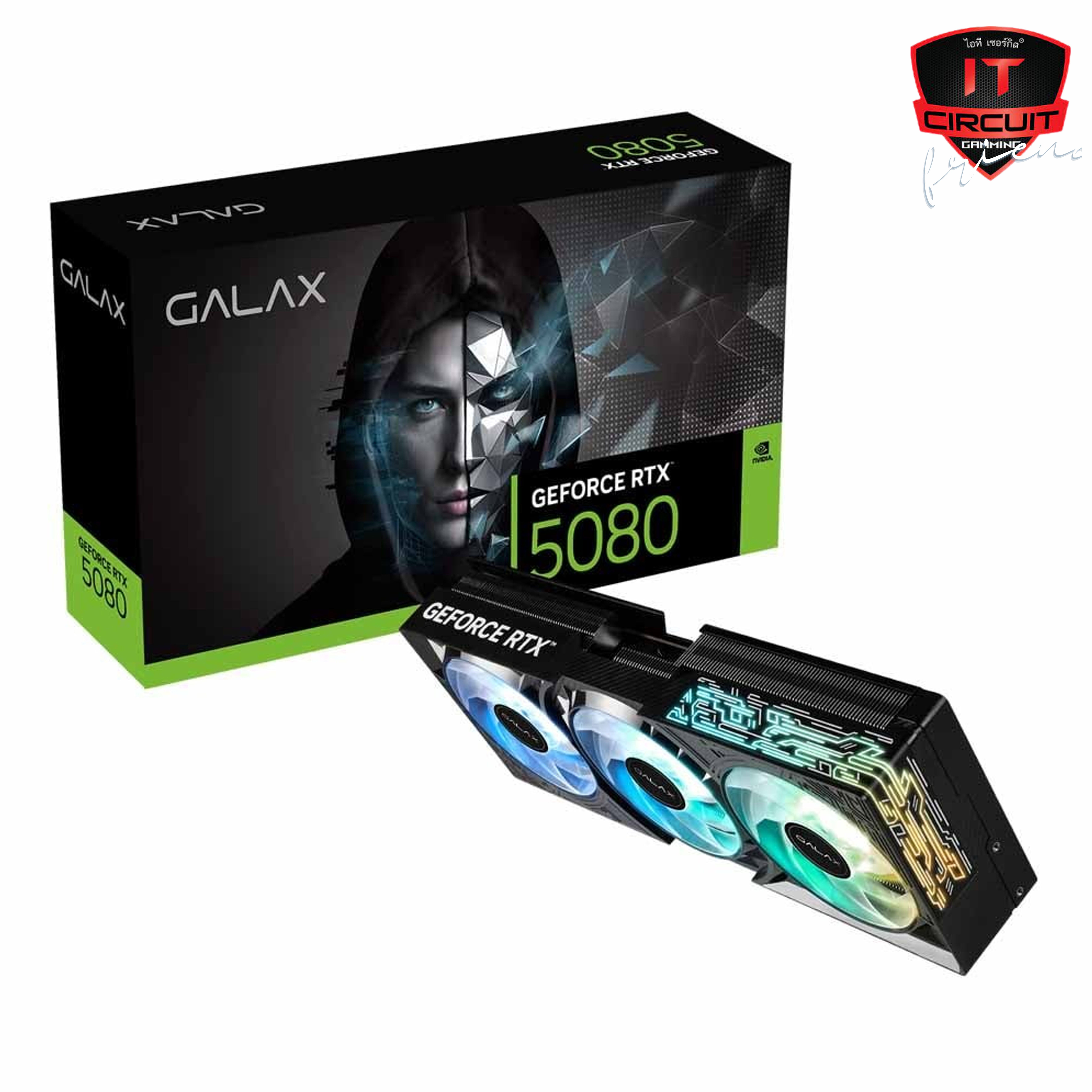 VGA(การ์ดจอ) GALAX GEFORCE RTX 5080 1-CLICK OC - 16GB GDDR7