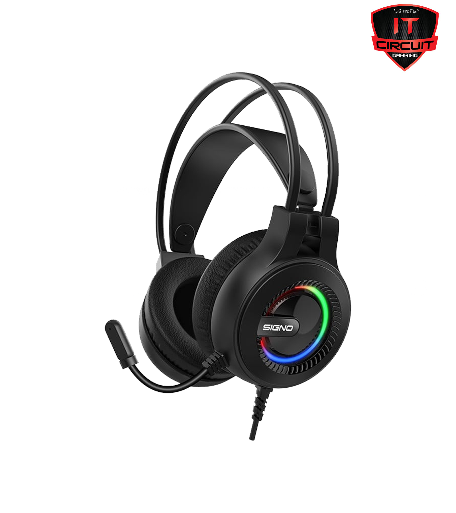HEADSET (หูฟัง) (7.1) SIGNO HP-833 BLACK