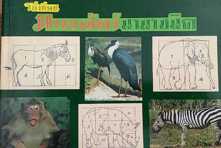 วิธีเขียน ภาพสัตว์นานาชนิด