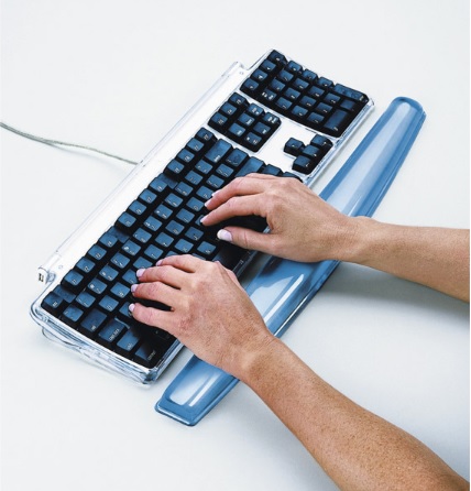 แท่นเจลรองข้อมือสำหรับคีย์บอร์ด Fellowes รุ่น Keyboard Wrist Support