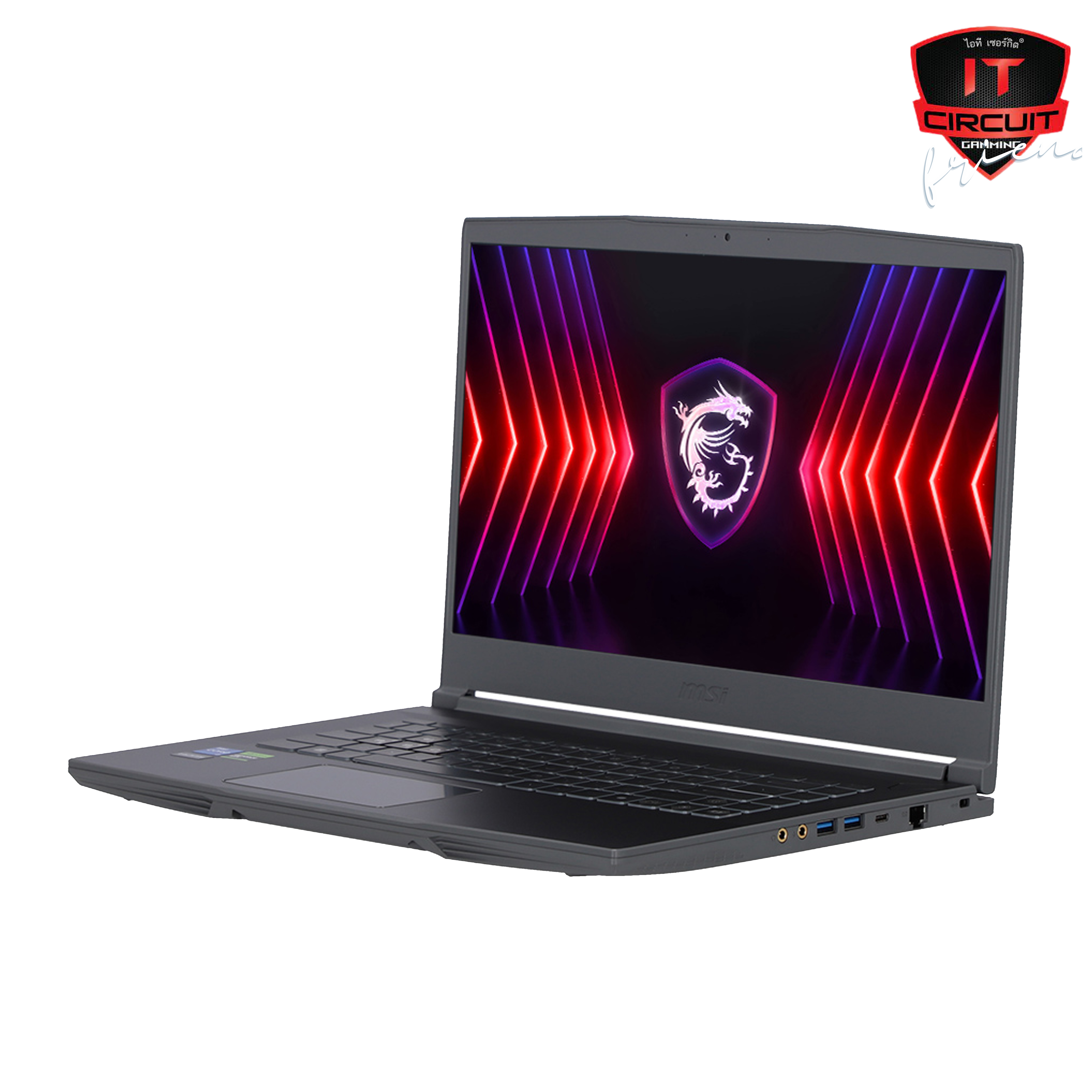 Notebook (โน๊ตบุ๊ค) MSI Thin 15 B13UCX-2417TH (Cosmos Gray)
