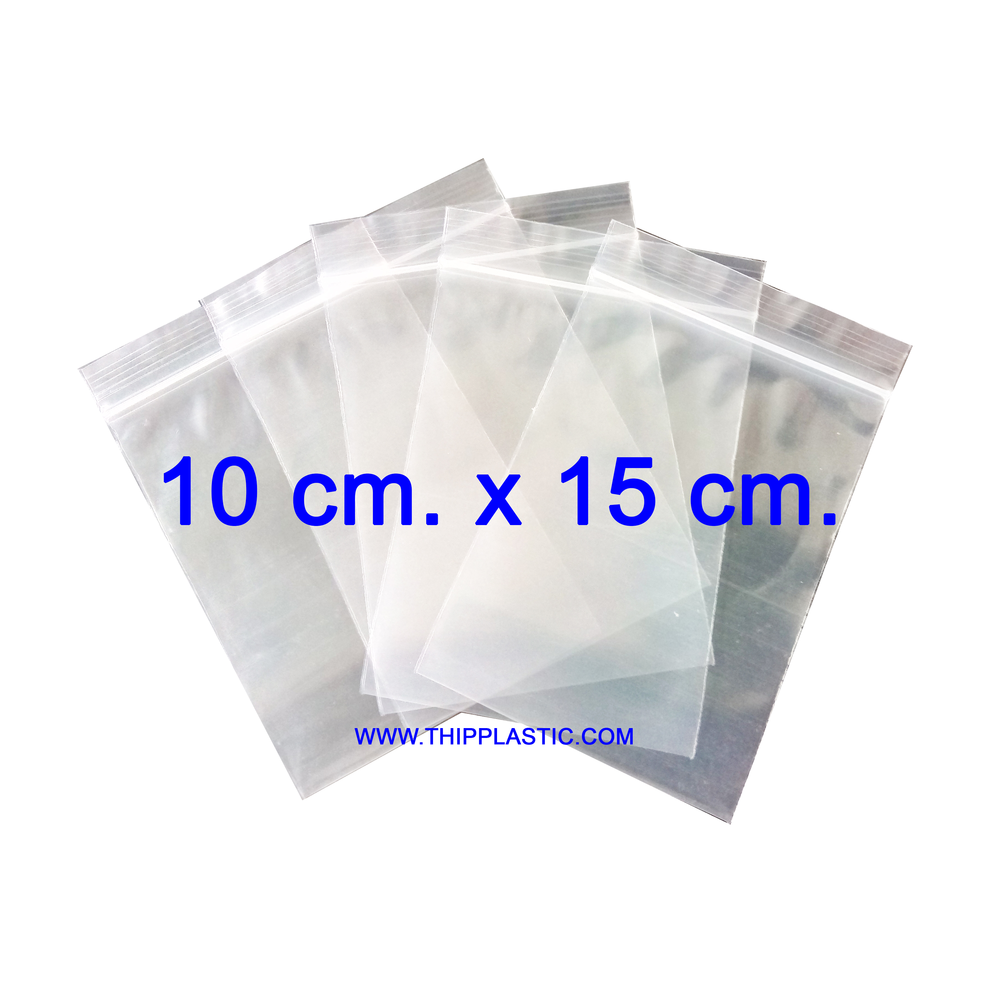 ถุงซิป 10 cm. x 15 cm. 1000 กรัม