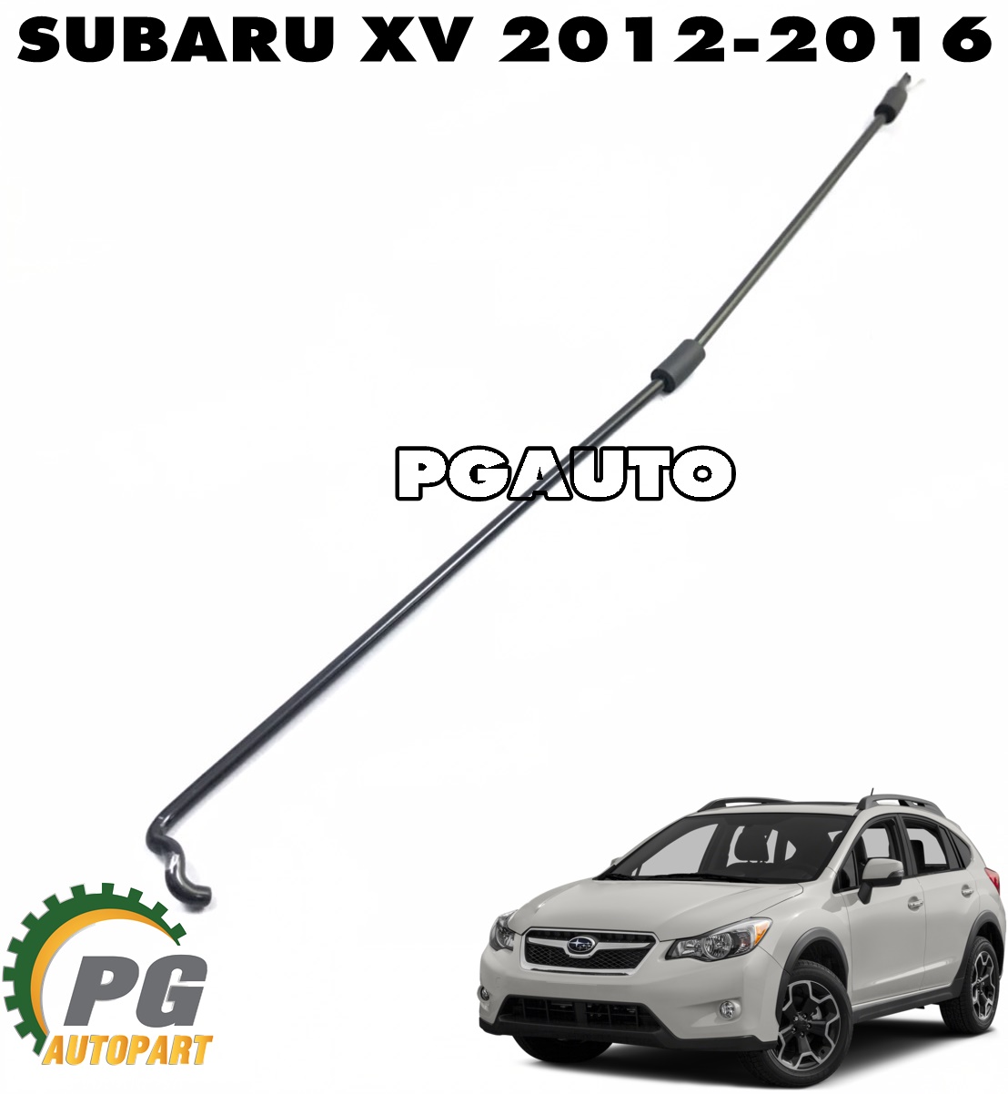 เหล็กค้ำฝากระโปรงหน้า SUBARU XV ปี 2012-2016(1 ชิ้น) แท้ / รูปจริง