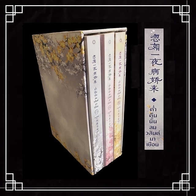 [หนังสือมือ2] นิยายแปลจีน " ค่ําคืนนั้นลมวสันต์มาเยือน " 3 เล่มจบ Boxset