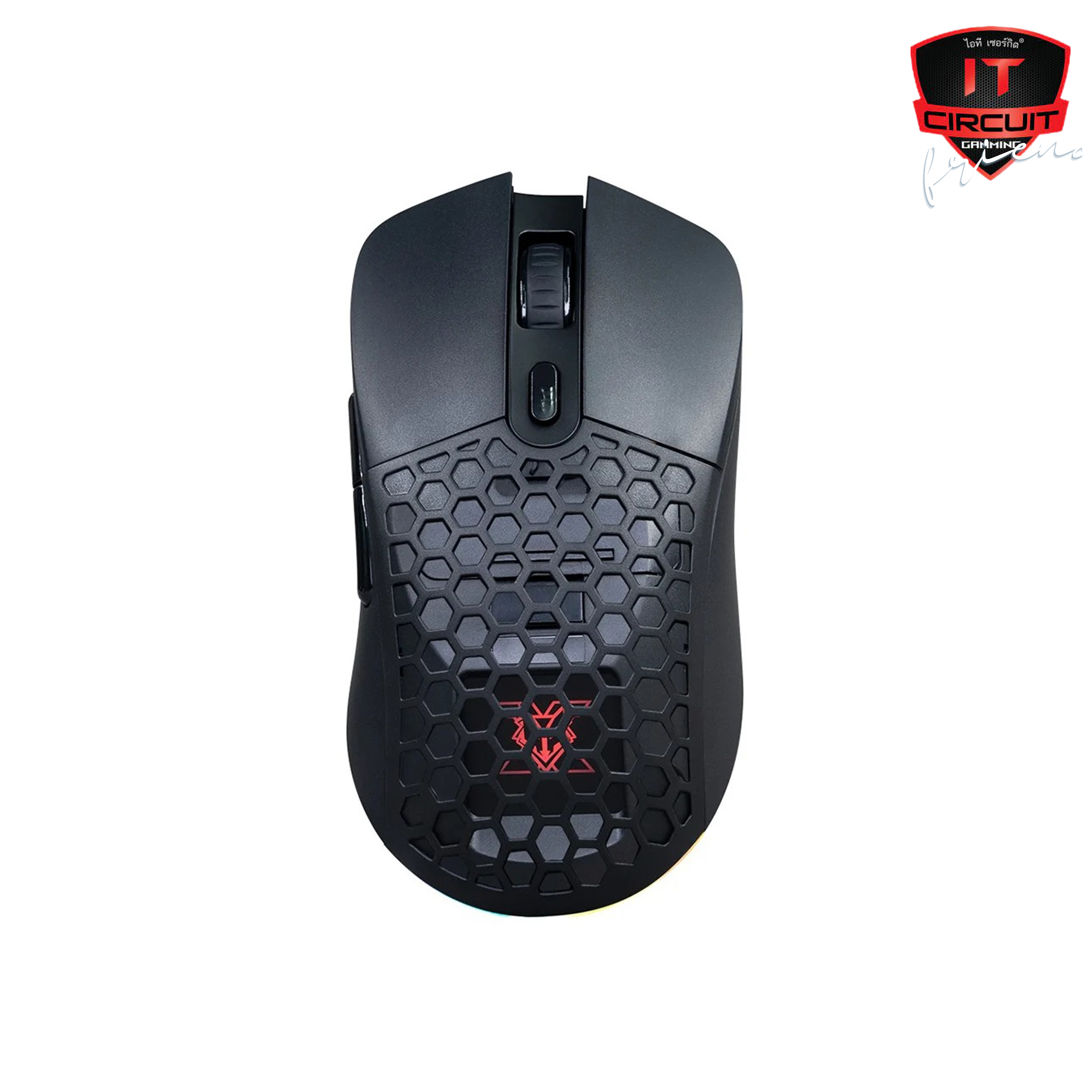 WIRELESS MOUSE (เมาส์ไร้สาย) NUBWO TAURIEL DUAL MODE X63 (BLACK)