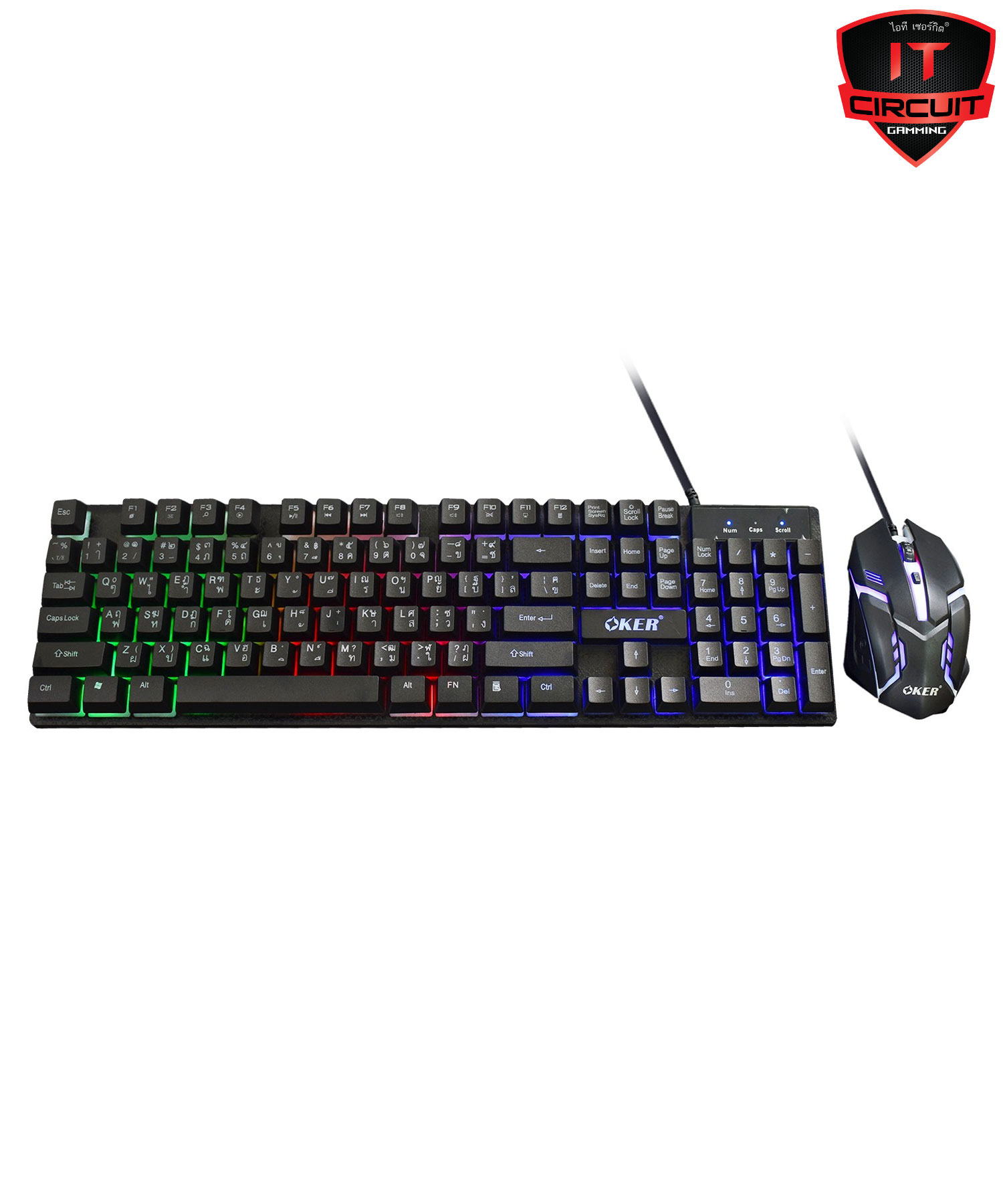 2IN1 USB OKER KM-7120 BLACK