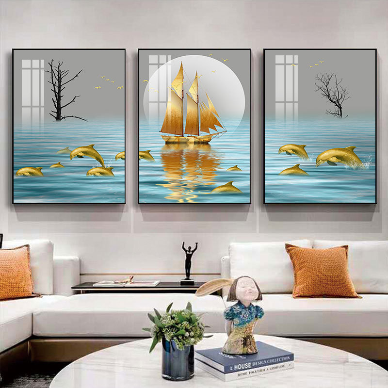 รูปภาพติดผนังพร้อมกรอบ กรอบรูปลายเรือสำเภา กรอบรูปภาพติดผนัง สำเนา