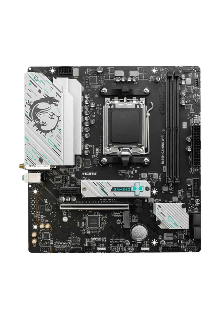 MAINBOARD (เมนบอร์ด) MSI B650M GAMING WIFI (SOCKET AM5 DDR5 MICRO-ATX) SN3110251B150Y