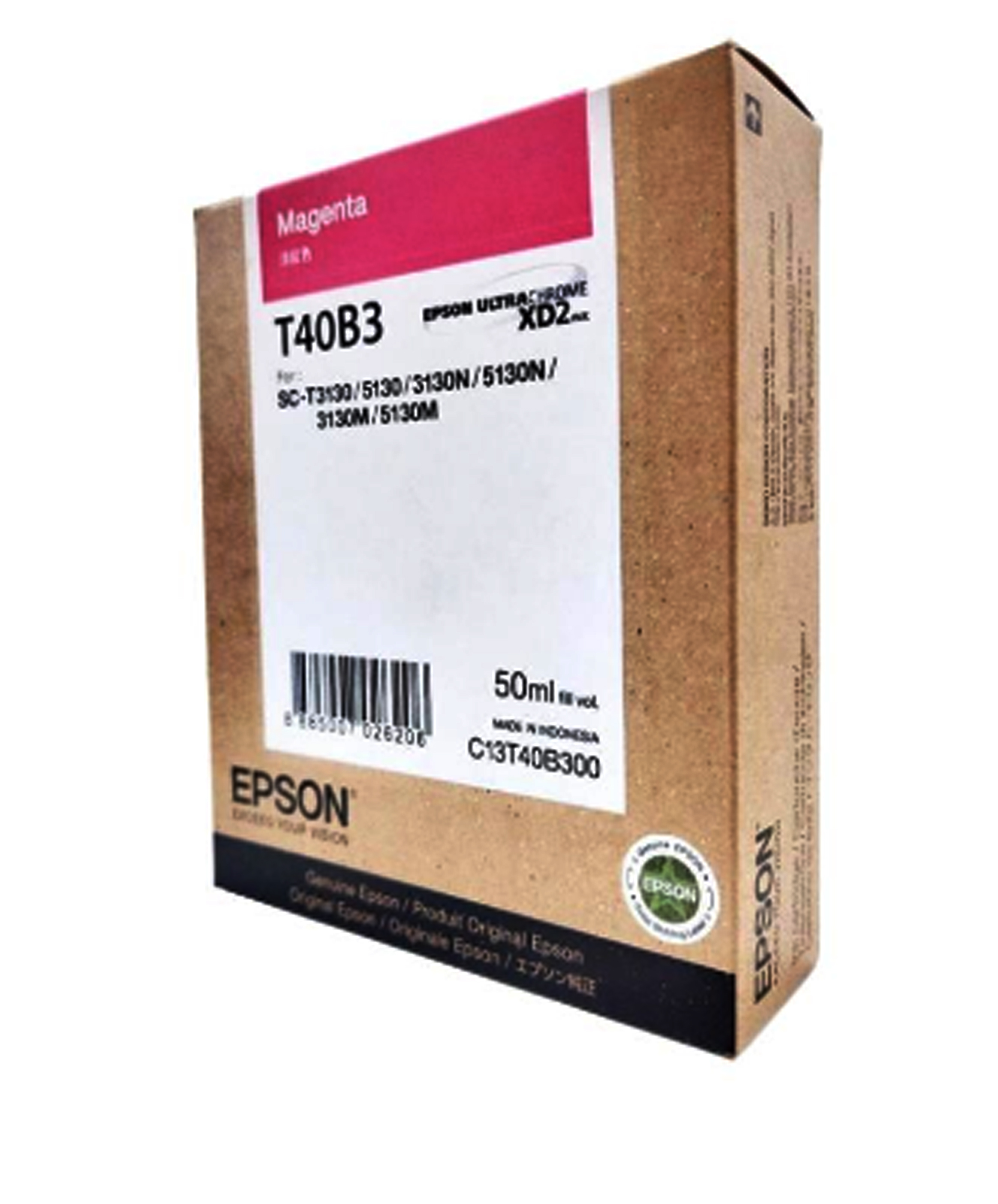 T40B300 SC-T5130/T3130/T3130N MAGENTA IC (50ML) Model :T40B300