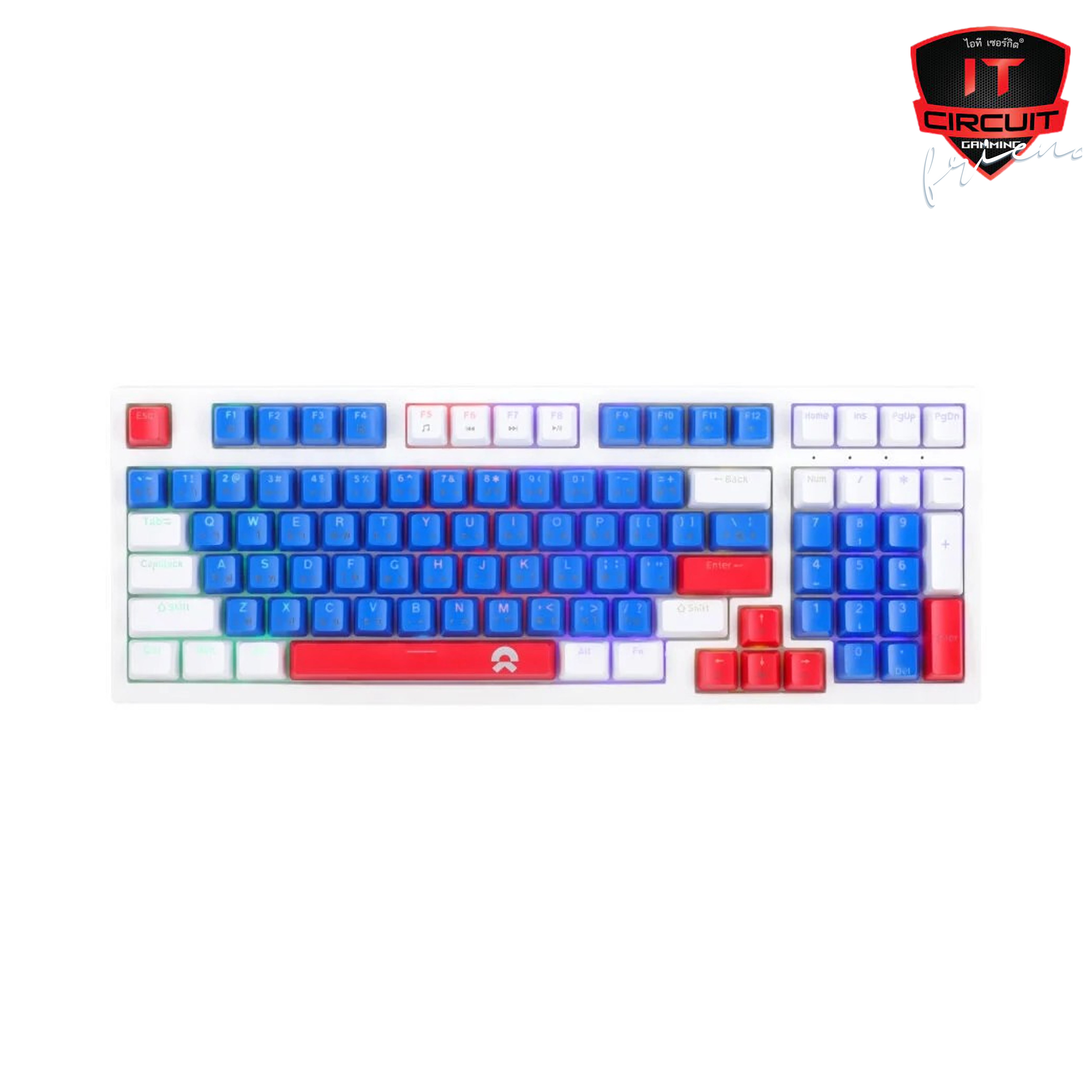 KEYBOARD (คีย์บอร์ด) OKER K98 BLUE