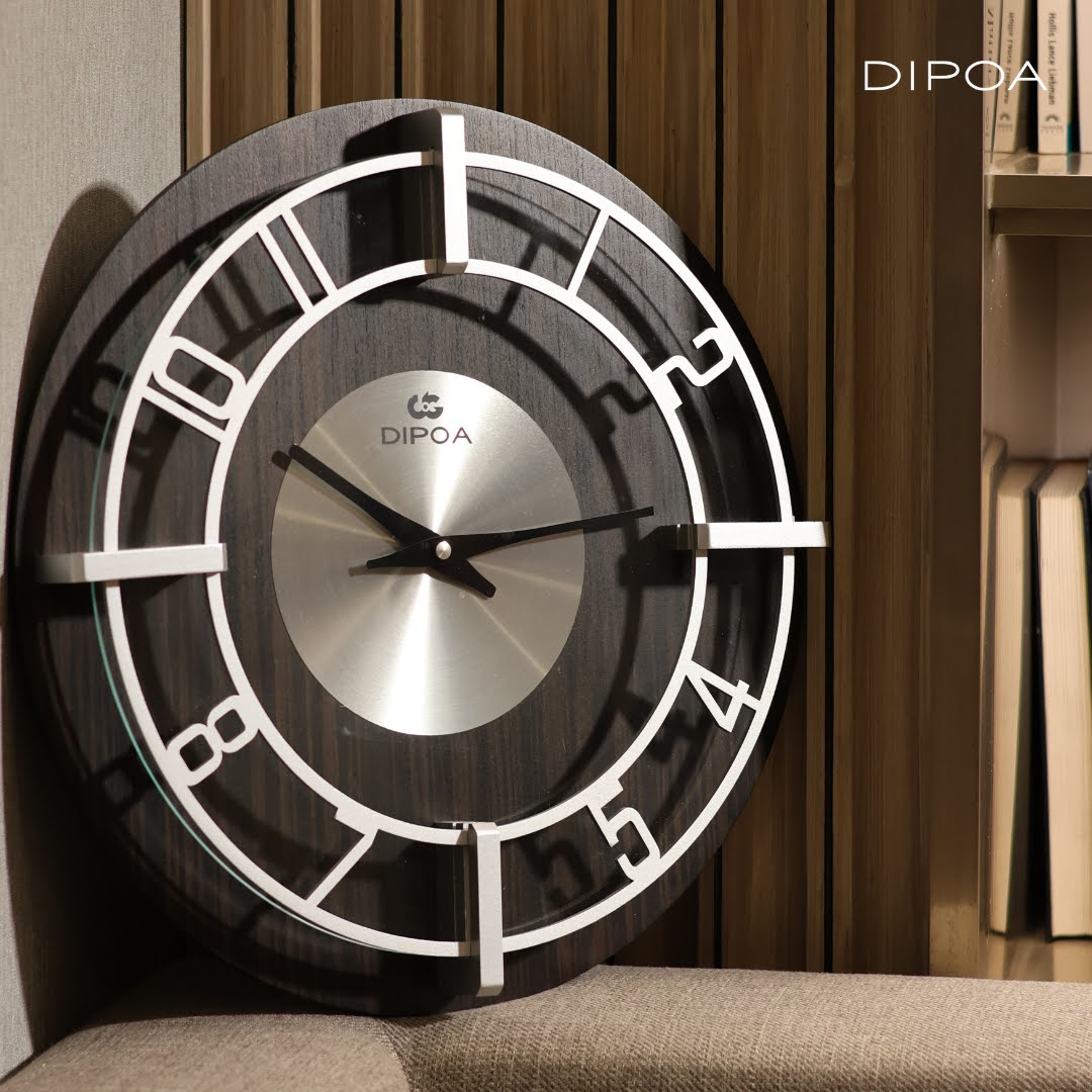 นาฬิกาแขวนผนัง นาฬิกาติดผนัง DIPOA รุ่นWN114BL