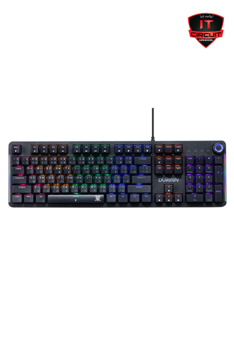 KEYBOARD NUBWO-X DURINN X800 CIY BLACK (RED SWITCH) SN24925T120H
