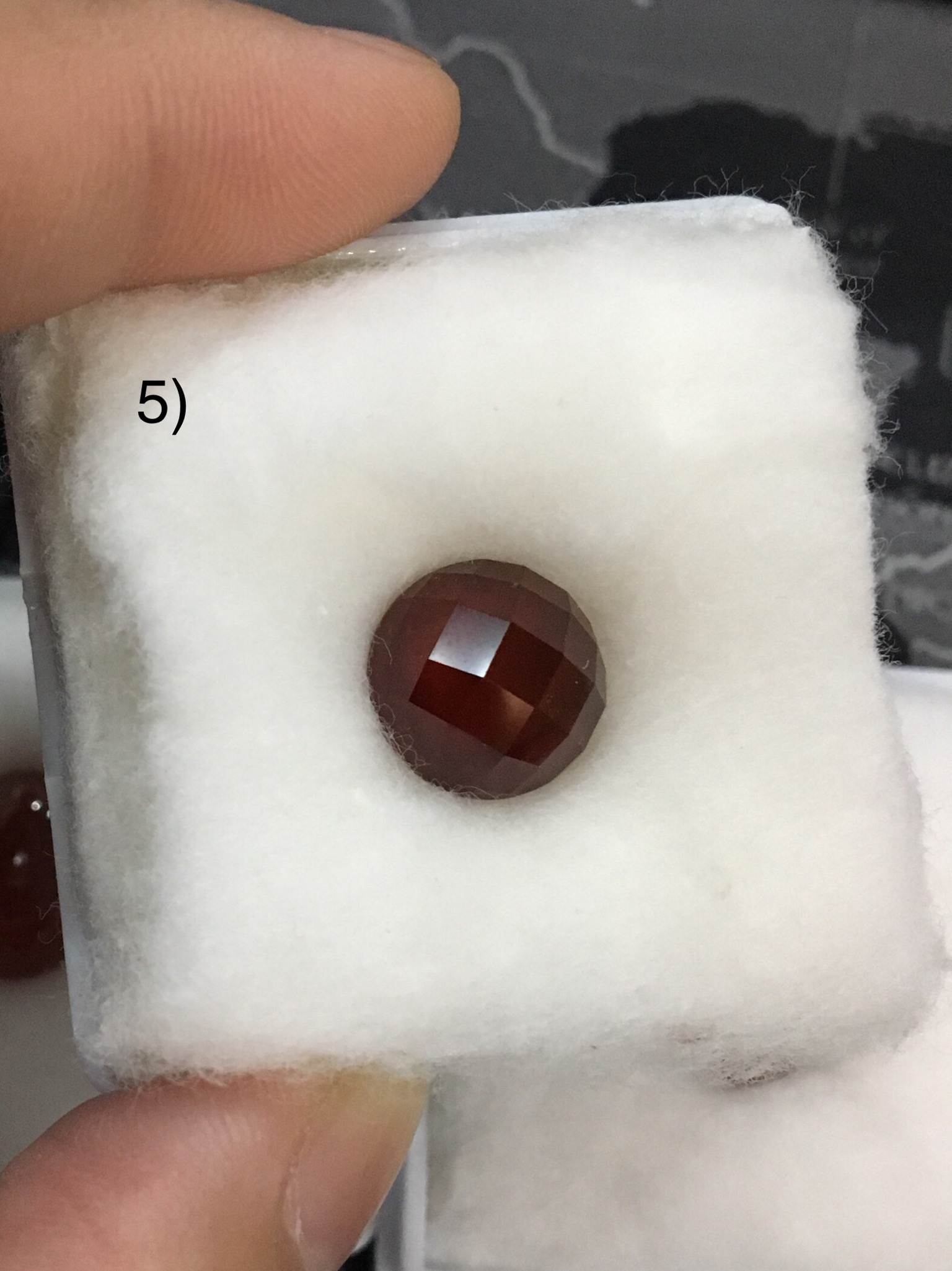 (ลดแรงส์70%)พลอยโกเมนสีส้มแท้ สีสด เนื้อสวย ไม่พอใจยินดีคืนเงินจ้า