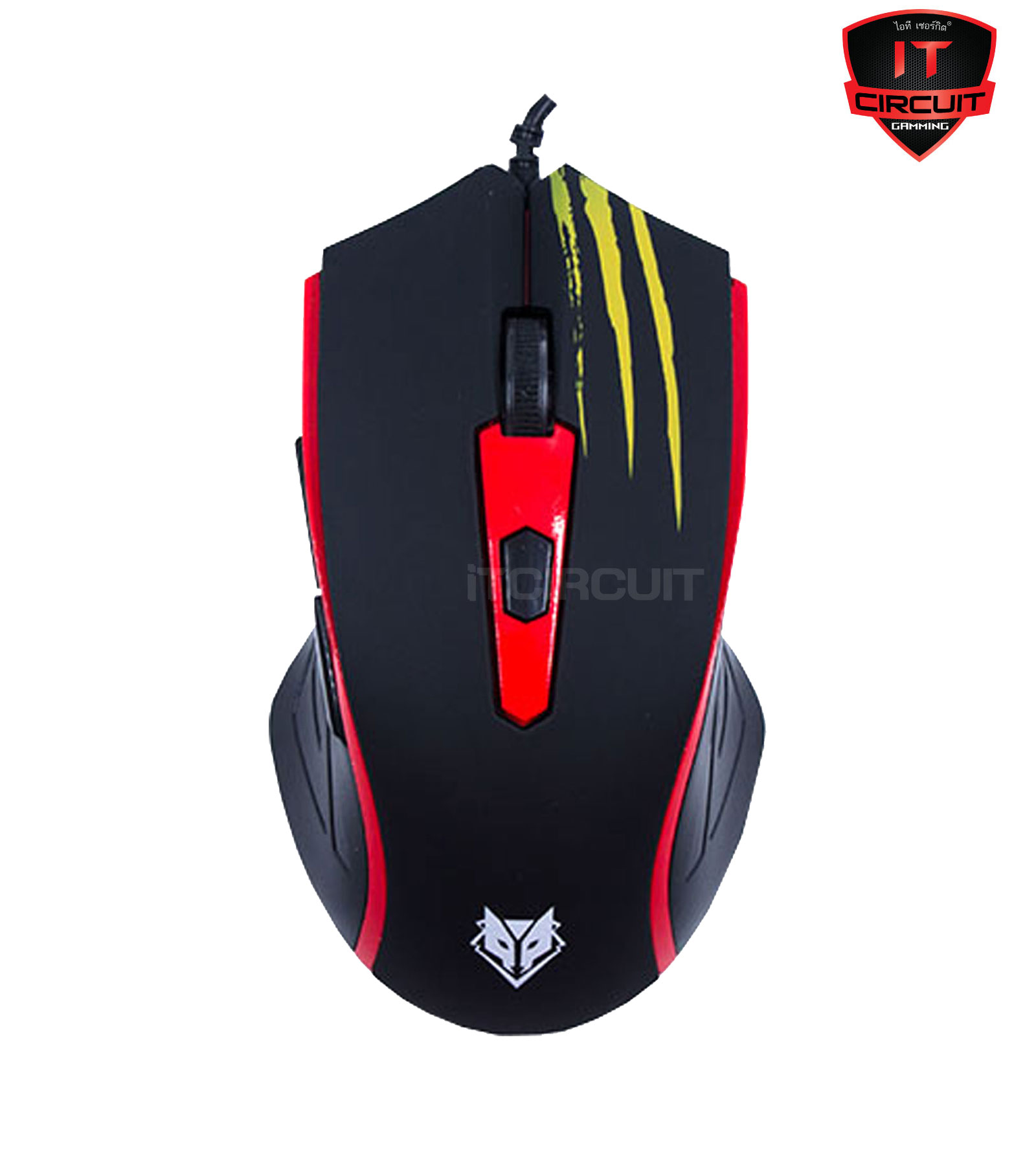 MOUSE (เมาส์) NUBWO NM-56 Gaming Optical (RED)