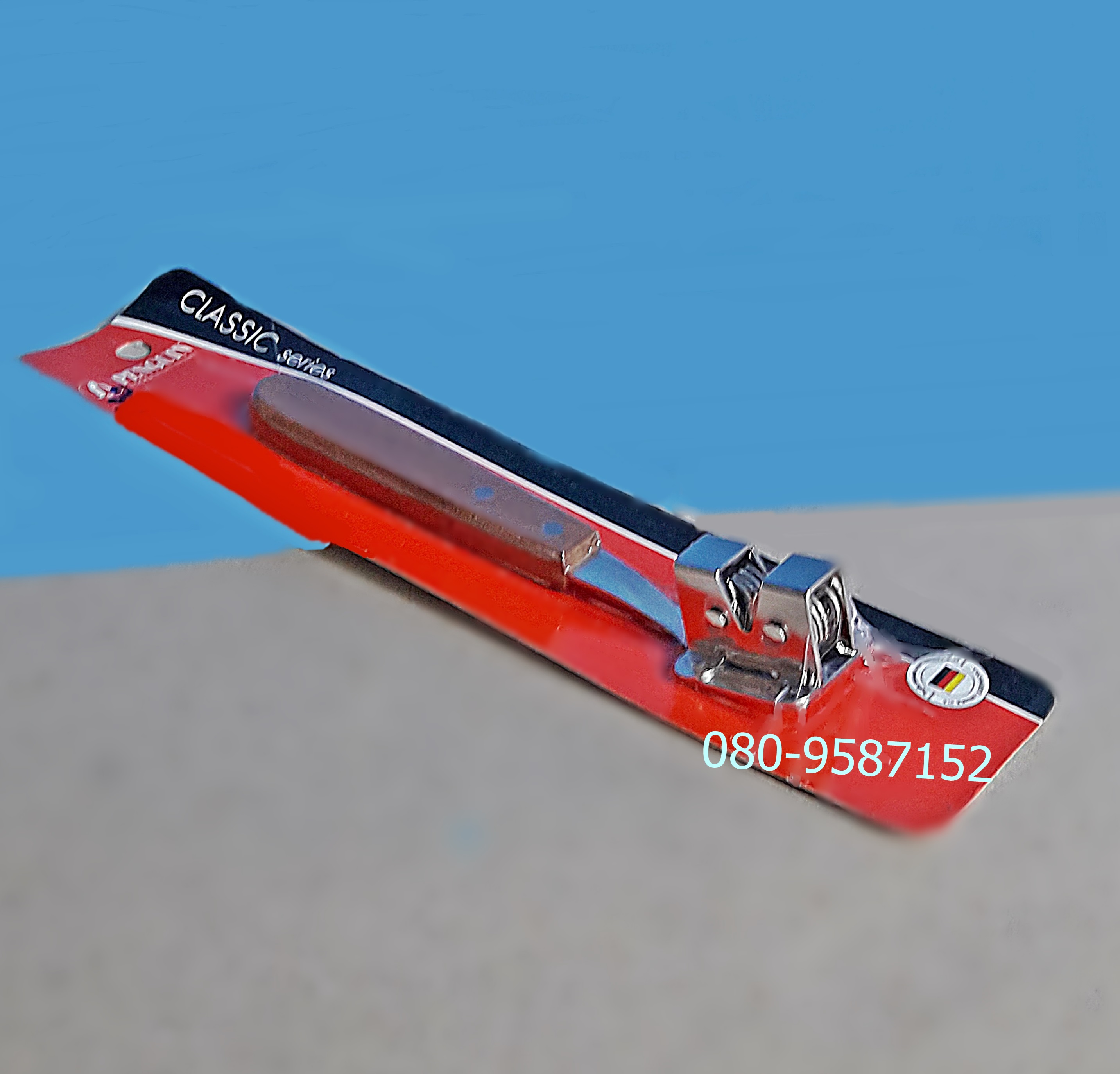 ที่ลับมีดสแตนเลส ด้ามไม้ ตรา PENGUIN