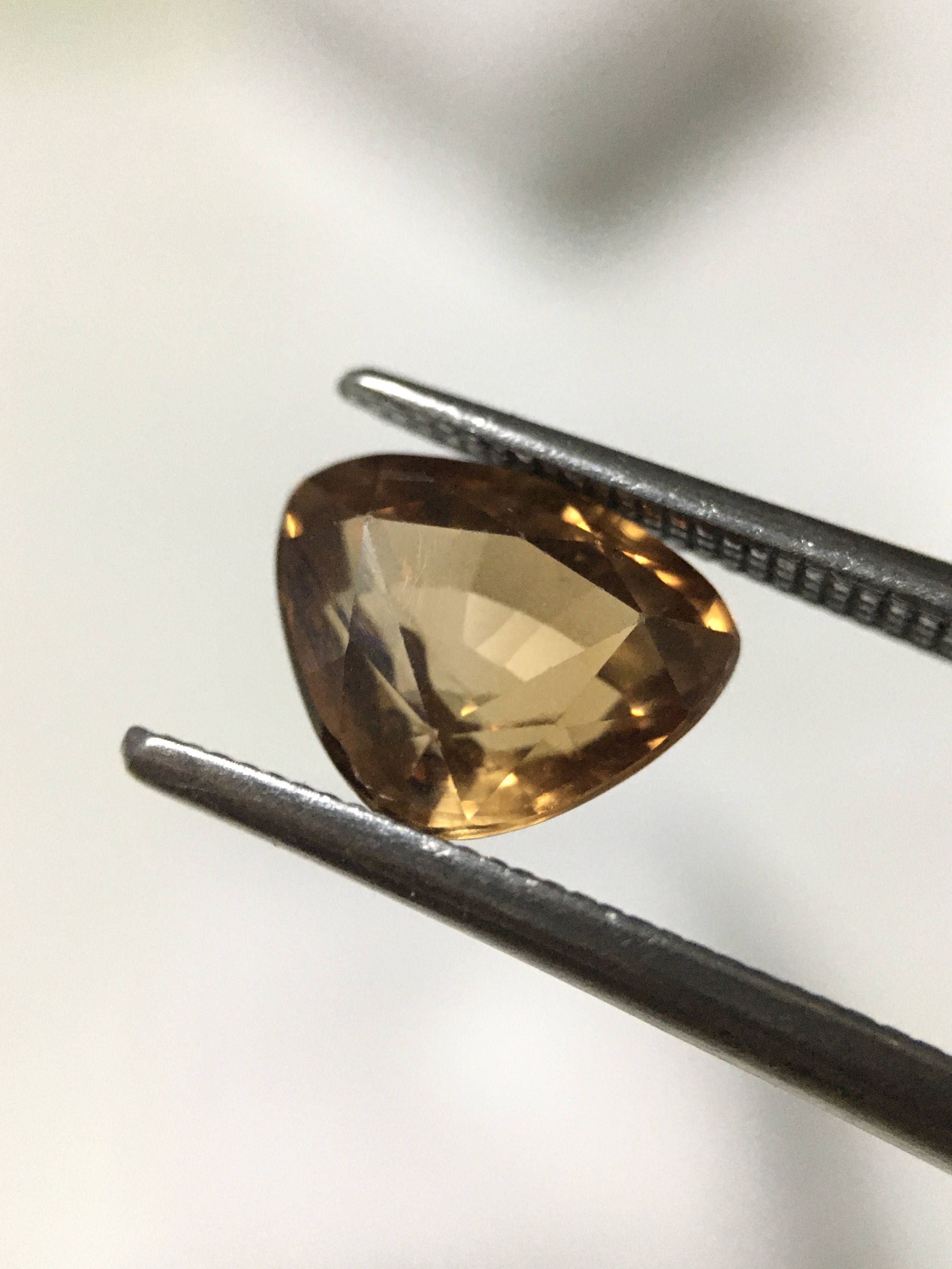 ZIRCON เพทาย แท้ 2.58 กะรัต พลอยแท้ ประกายเพชร เนื้อใส ไฟดี สวย น่าสะสม