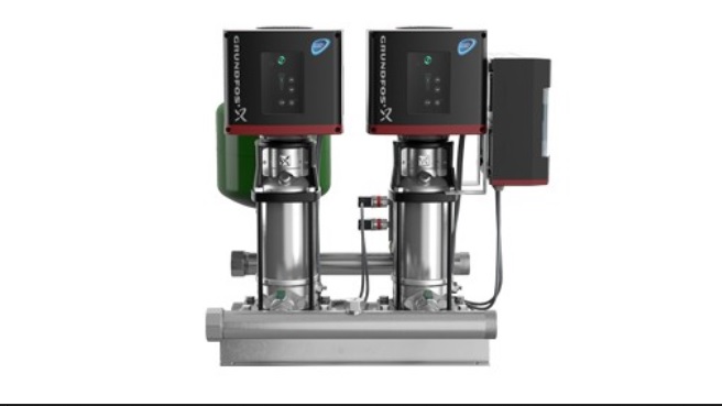 Grundfos : Hydro Multi-E - ชุดปั๊มน้ำเพิ่มแรงดันสำหรับงานอาคารพาณิชย์