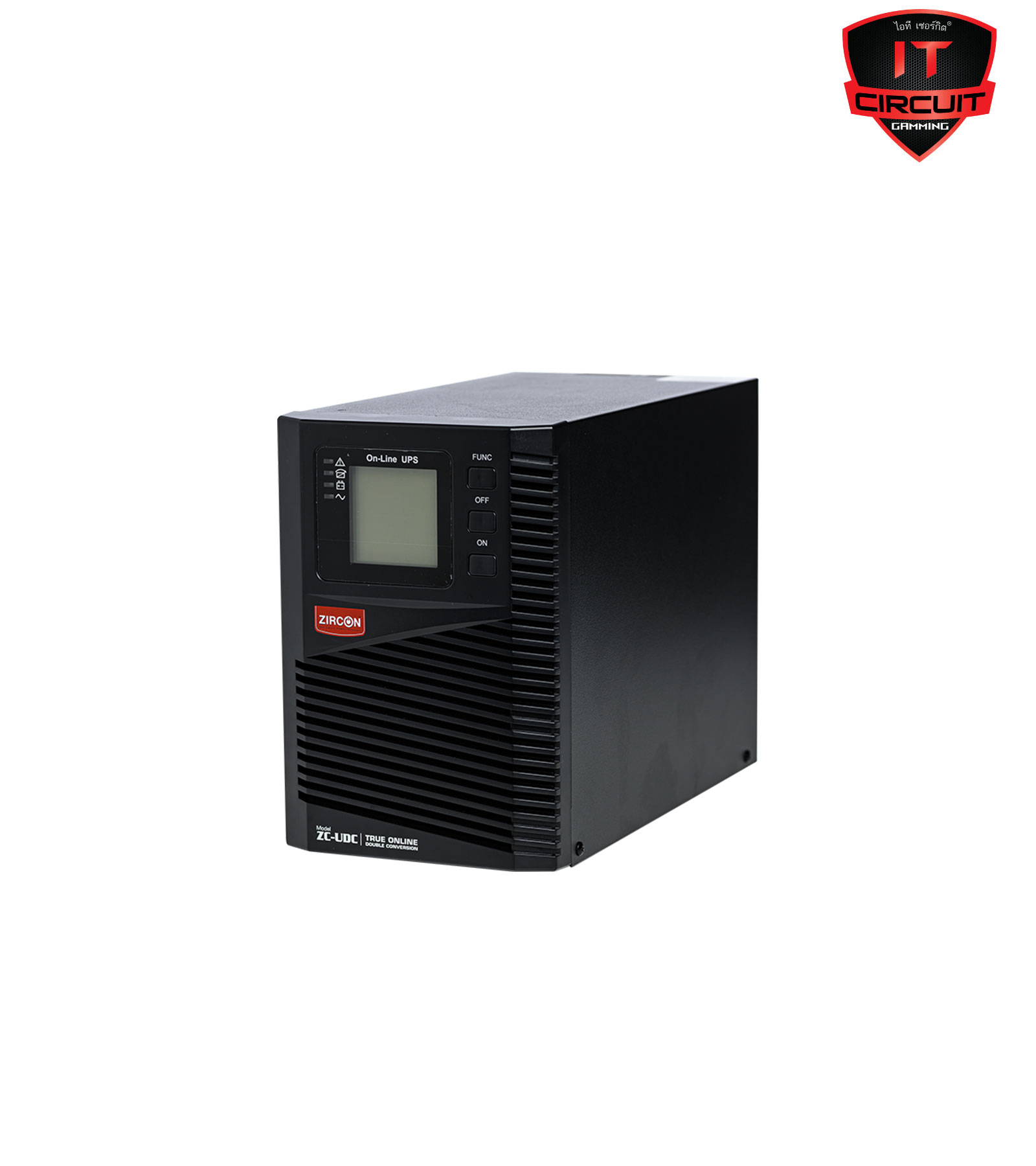 UPS (เครื่องสำรองไฟฟ้า)ZIRCON-UDC 1KVA 1000VA/900W BLACK