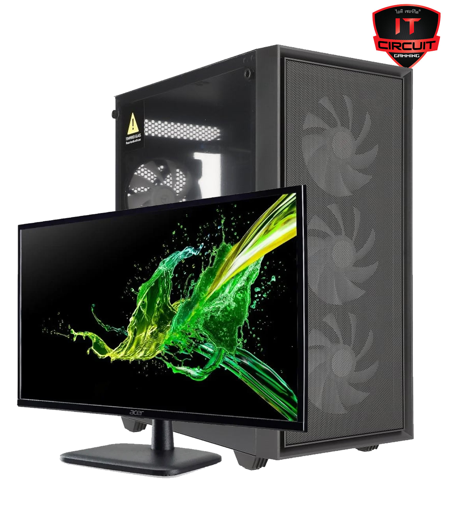 I5-12400 /6C/12T/3Y / H610M Slots 2 /3Y / DDR4(3200) 8GB /LT / 500GB SSD M.2 /3Y / (FULL) 600W /3Y / SC4 /1Y / EK220Q /3Y / NKM628 /1Y / MT-300 / AC600 /LT
