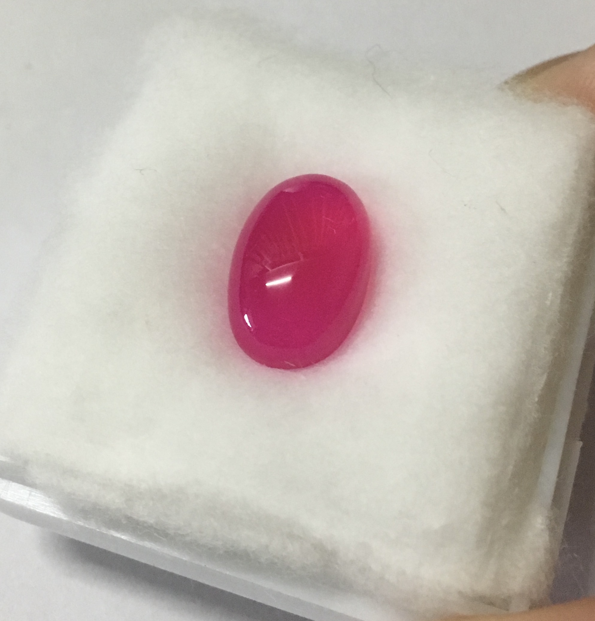 AGATE โมราแท้ 6.59 cts. สีชมพูสด หวานหยดมากแม่ พลอยแท้ราคาเบาหวิวจ้า