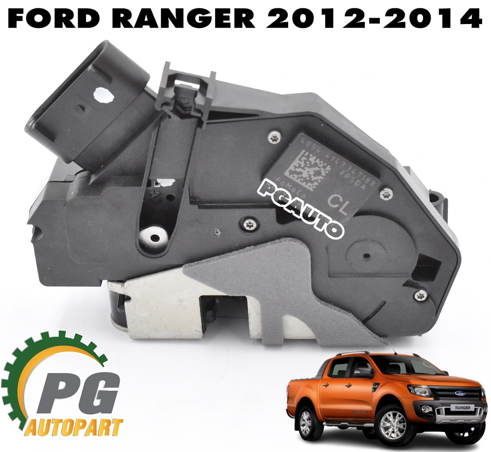 กลอนประตูหน้า RH (ไม่มีรีโมท) FORD RANGER T6 ปี 2012-2014 (1ชิ้น) แท้ / รูปจริง