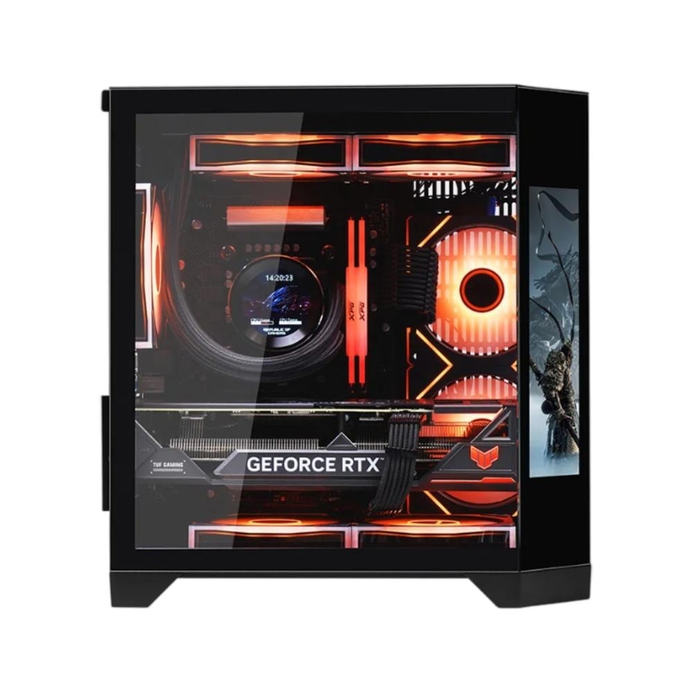 CASE (เคส) WJCOOLMAN DREAMER LCD MiniMATX/ITX PANORAMA TEMPERED GAMING (BLACK) SN241025B721Y