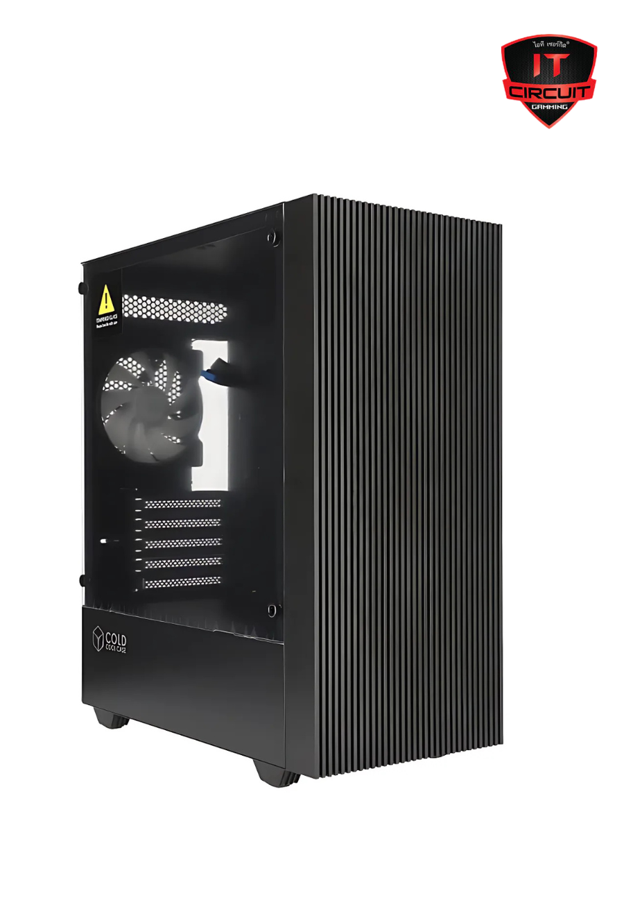 mATX CASE (เคส) (NP) COLD COOL CASE SC3 BLACK FAN*4 SN181025B140Y