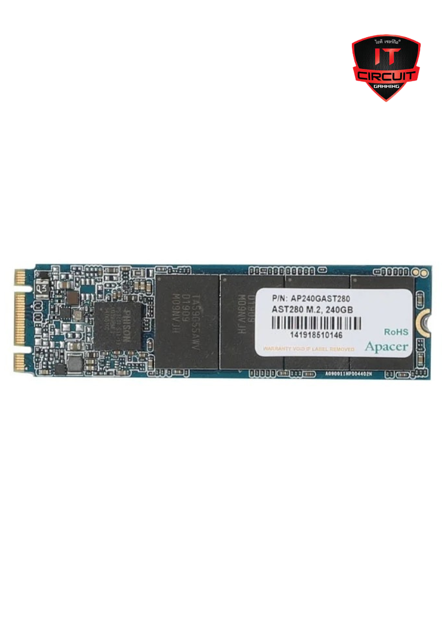 240 GB SSD (เอสเอสดี) M.2 SATA APACER AST280 (AST280240G) SATA M.2 2280