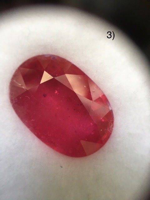 (เริ่มต้น 3360 บาท) ทับทิมแท้ เนื้อใส สีสด สวยมากเว่อร์ ไม่พอใจยินดีคืนเงิน