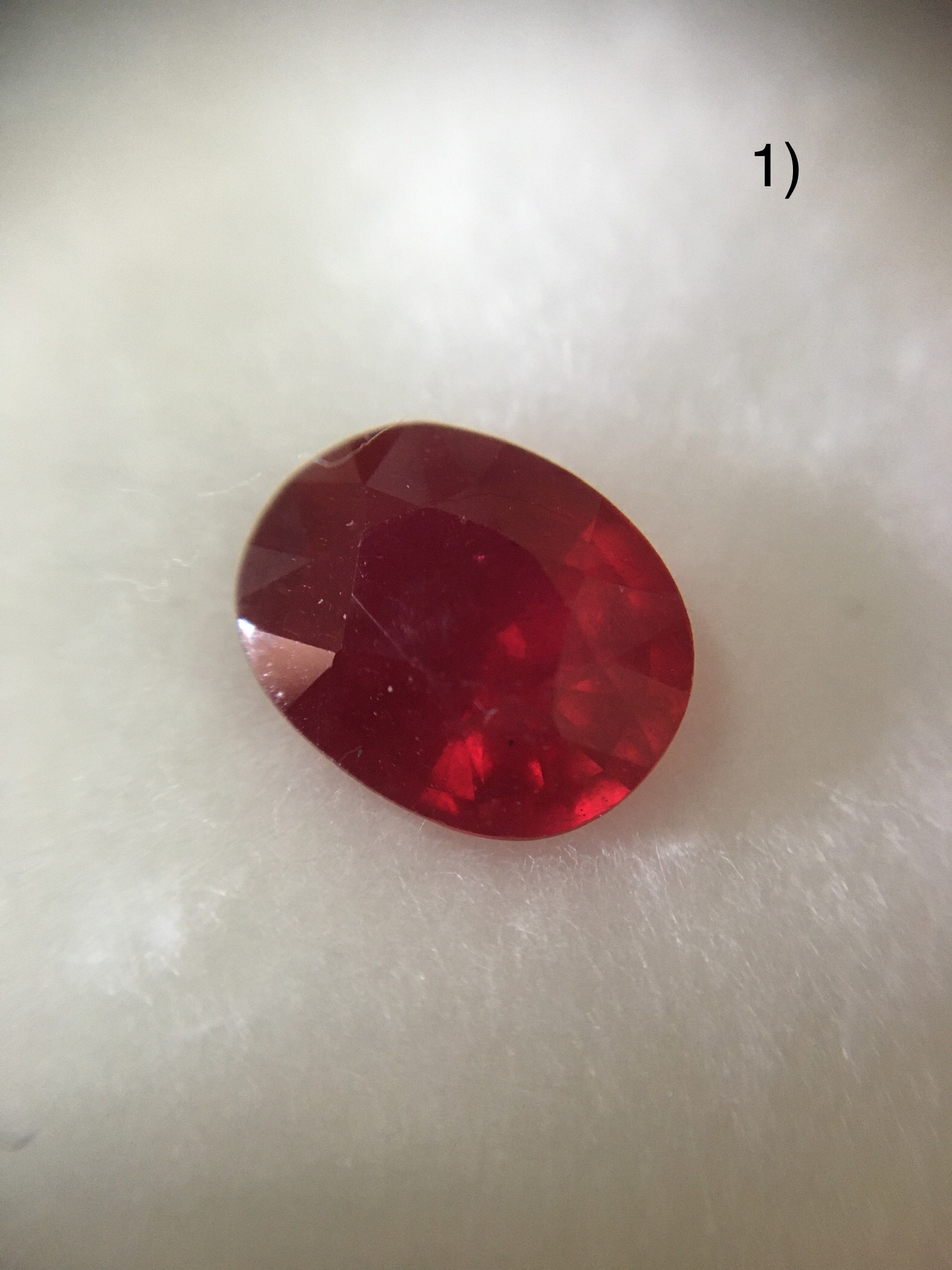 (มาใหม่ค่ะ เริ่มต้น 1950 บาท )ทับทิมแท้ 3 กะรัต และ 7 กะรัต เจียรเหลี่ยม สีแดงสด เนื้อสวย น้ำงาม ไม่พอใจยินดีคืนเงิน