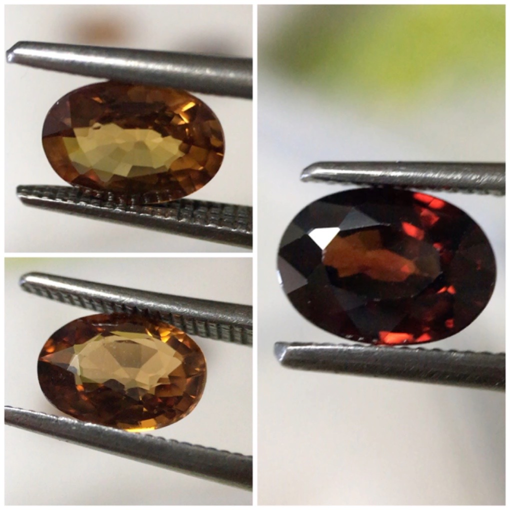 (เหมากล่อง) ZIRCON เพทาย แท้ 3 เม็ด 3.2 กะรัต คละสี เนื้อสะอาด ไฟดี สีสวย น่าสะสม