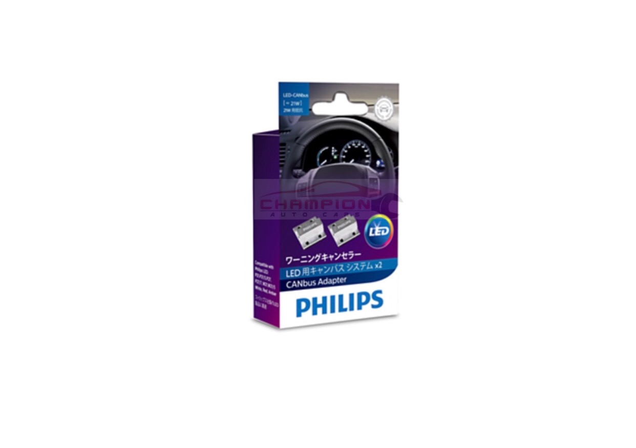 PHILIPS warning canceller หลอดไฟ LED สำหรับรถยนต์ CANbus Adapter 21w