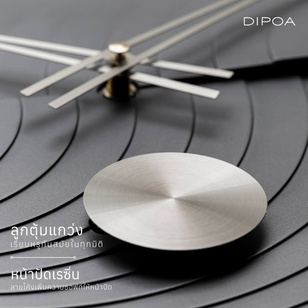 นาฬิกาแขวนผนัง นาฬิกาติดผนัง DIPOA รุ่น WN401GY