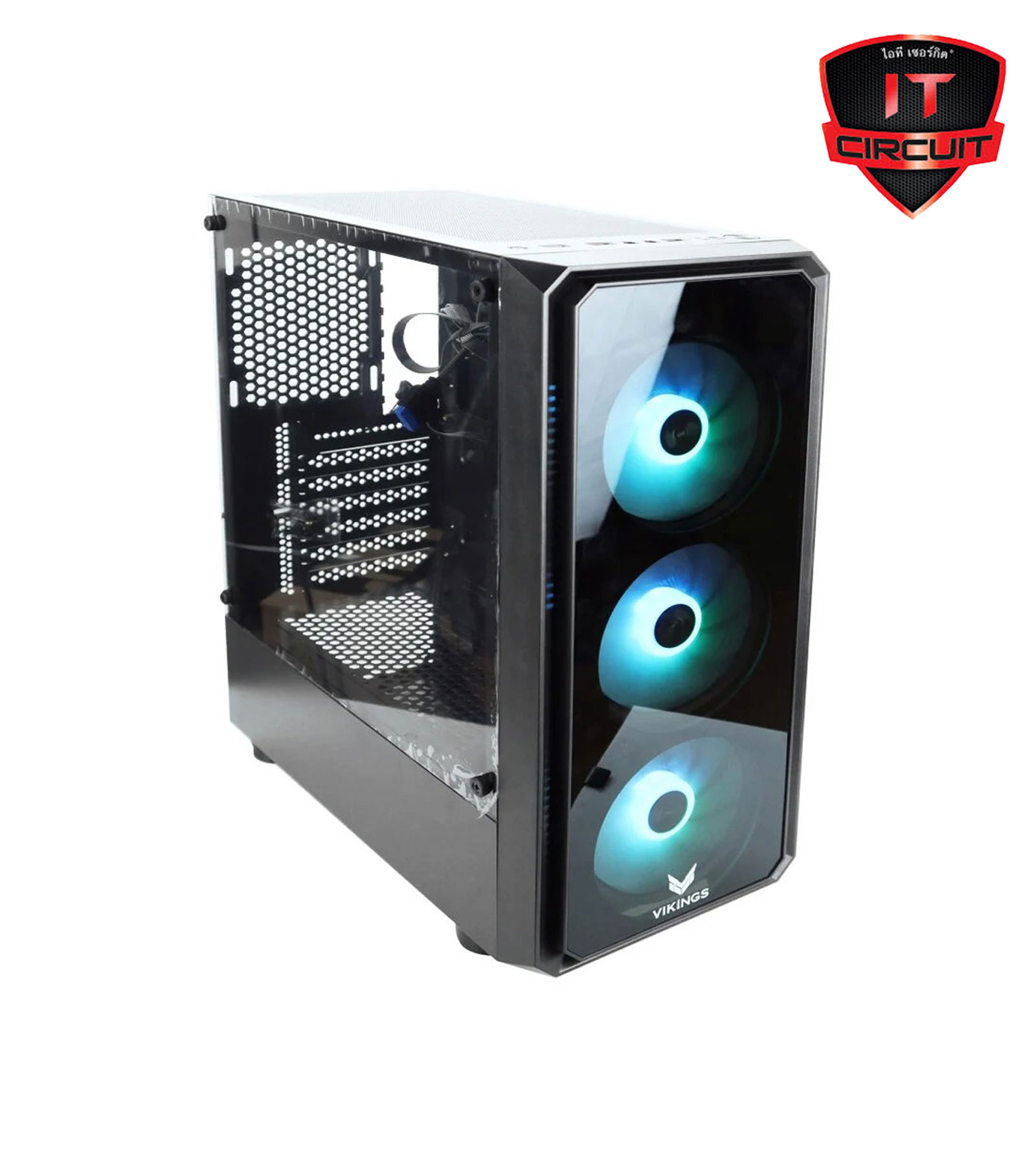 mATX CASE (เคส) (NP) VIKINGS 1902 (Black)