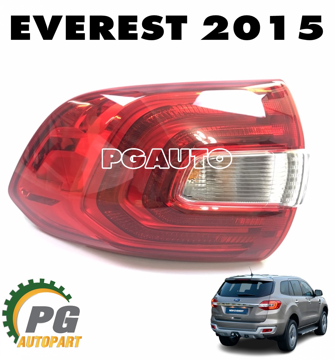 เสื้อไฟท้ายข้างขวา (LED) FORD EVEREST ปี 2015-2018 (1ดวง) แท้ / รูปจริง