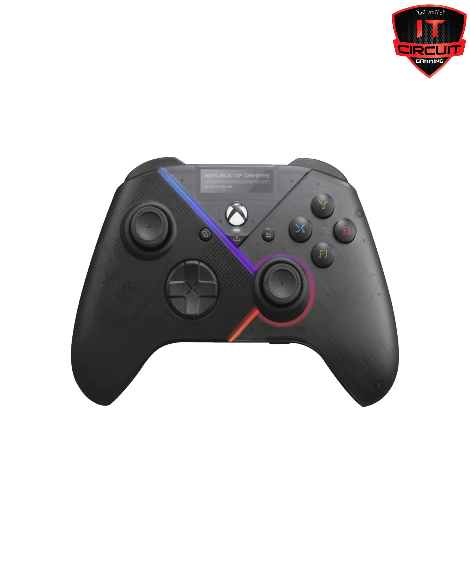 WIRELESS JOYSTICK (จอยสติ๊กไร้สาย) ASUS ROG RAIKIRI BLACK ประกัน 2 ปี
