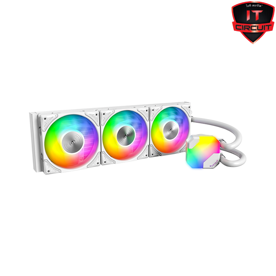 LIQUID COOLING (ชุดน้ำปิด) MONTECH HYPERFLOW ARGB 360 WHITE SN061025T100H
