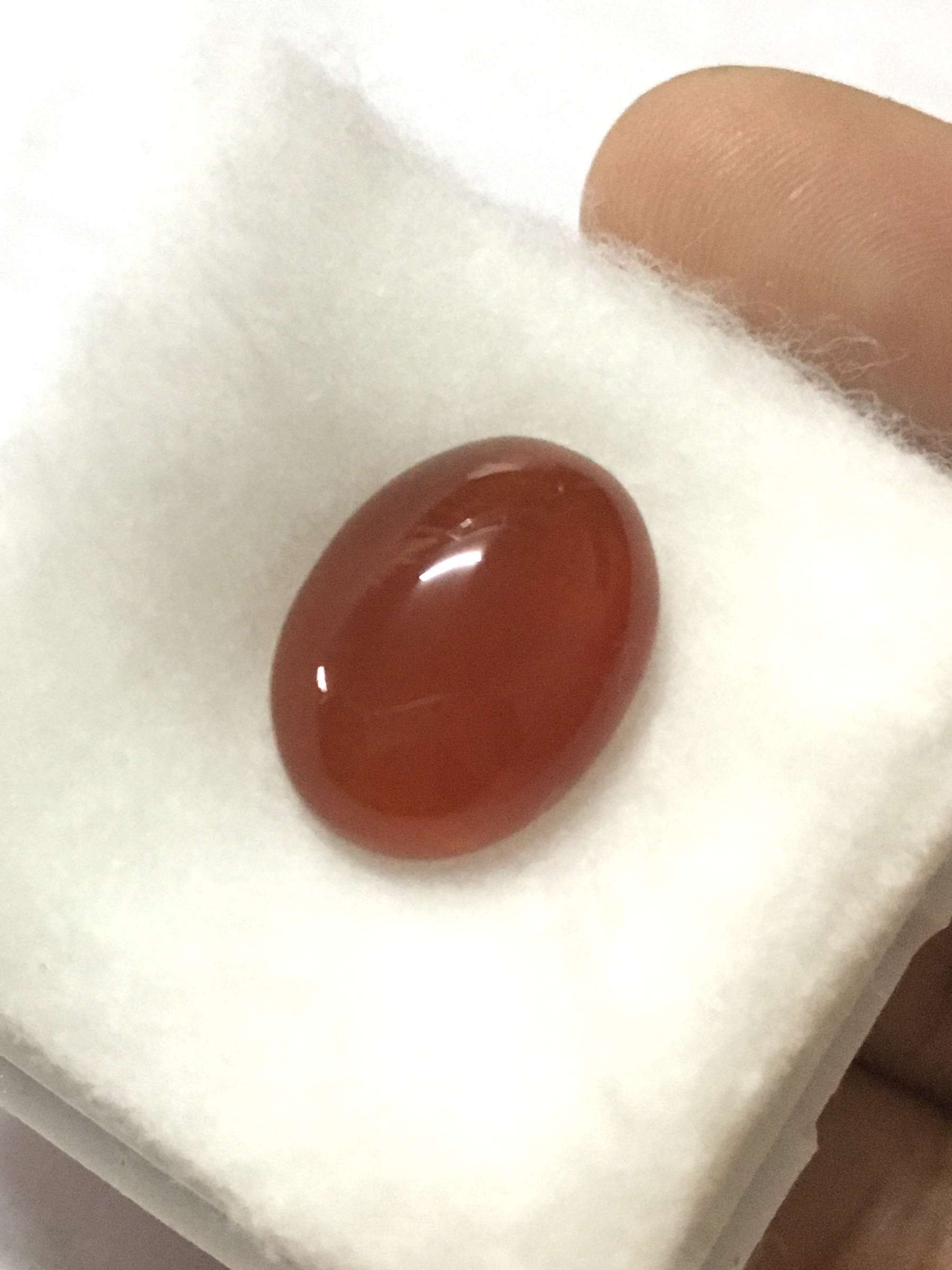 RED AGATE โมราแดง 8.8 กะรัตหินแท้เนื้อเนียนสวย สีสดฉ่ำ
