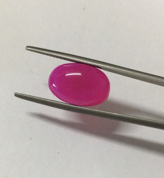 AGATE โมราแท้ 6.59 cts. สีชมพูสด หวานหยดมากแม่ พลอยแท้ราคาเบาหวิวจ้า