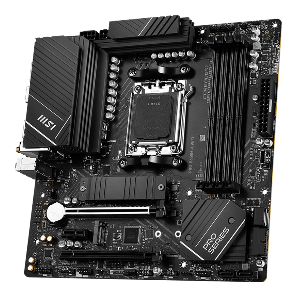 MAINBOARD (เมนบอร์ด) MSI PRO B650M-A WIFI (DDR5) (SOCKET AM5) (MICRO-ATX) SN3110251B160Y