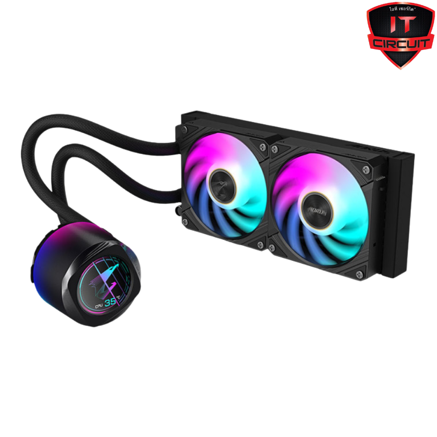 LIQUID COOLER (ชุดน้ำปิด) GIGABYTE AORUS WATERFORCE X II 240