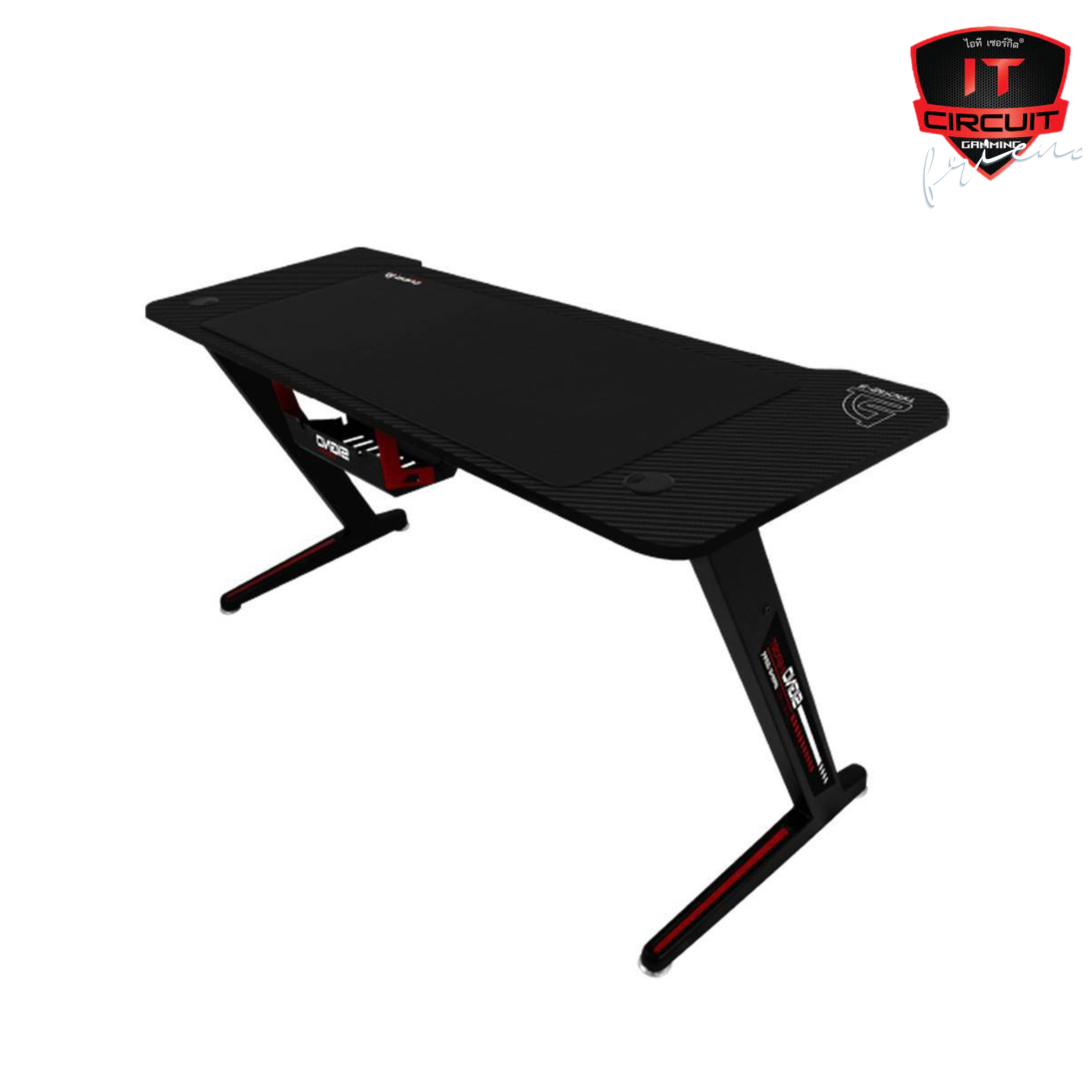 GAMING DESK (โต๊ะเกมมิ่ง) SIGNO GT-102 EXTRANO (BLACK)