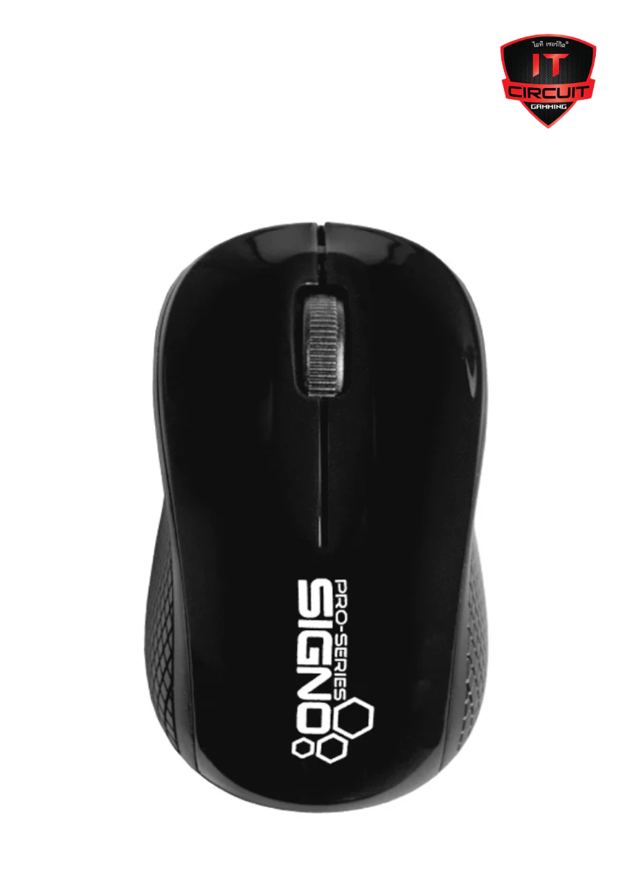 MOUSE (เมาส์) SIGNO MO-250BLK BLACK SN031025T109H