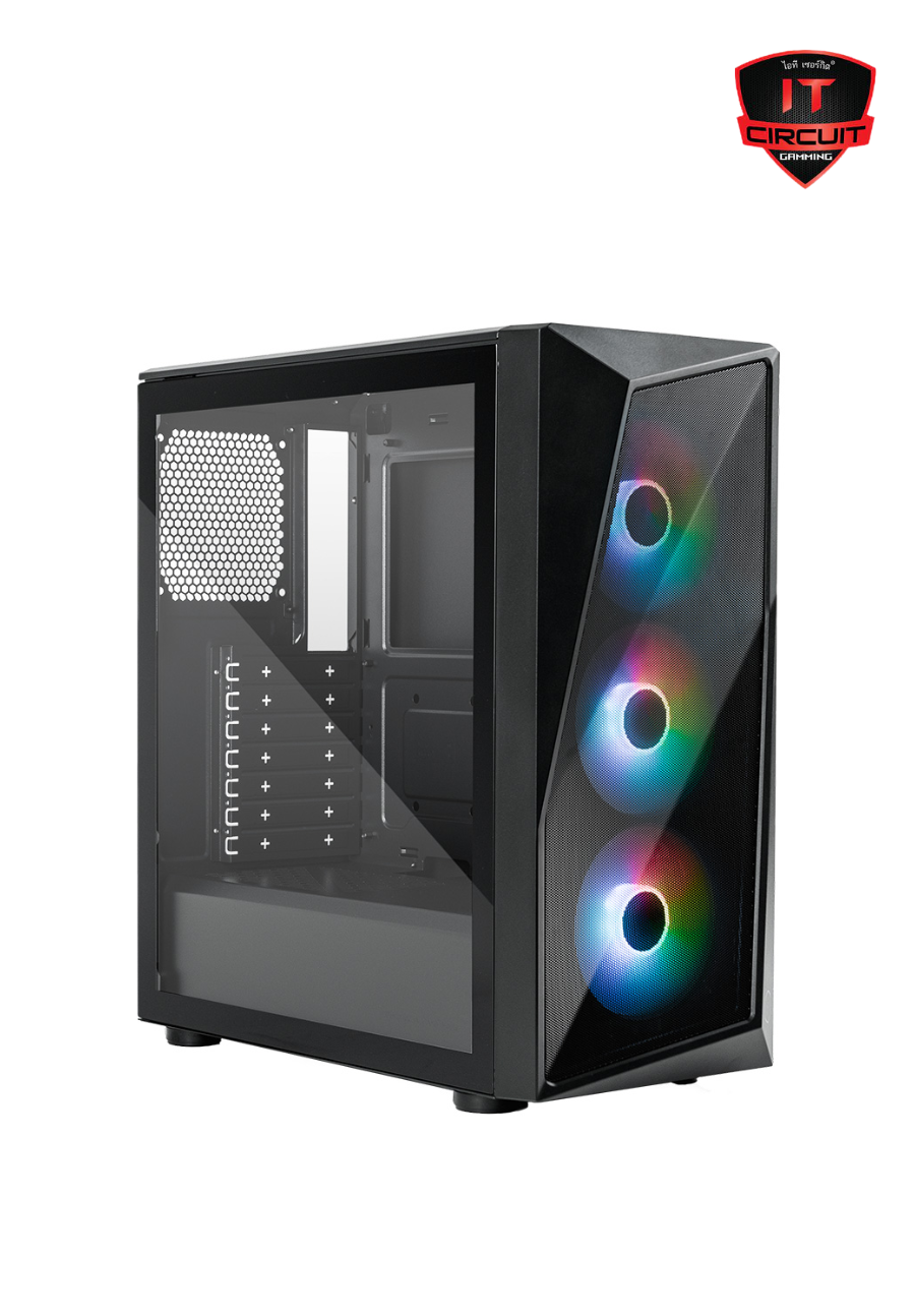 ATX CASE (เคส) (NP) COOLER MASTER CMP520 ARGB BLACK (CP520-KGNN-S00) SN181025B130Y