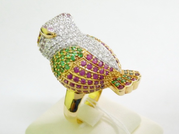 ((ขายแล้ว))m246(เพชรพลอยแท้ราคาเบาๆ)แหวนซัฟไฟร์เพชรแท้ 2.48 กะรัต 89000!!!