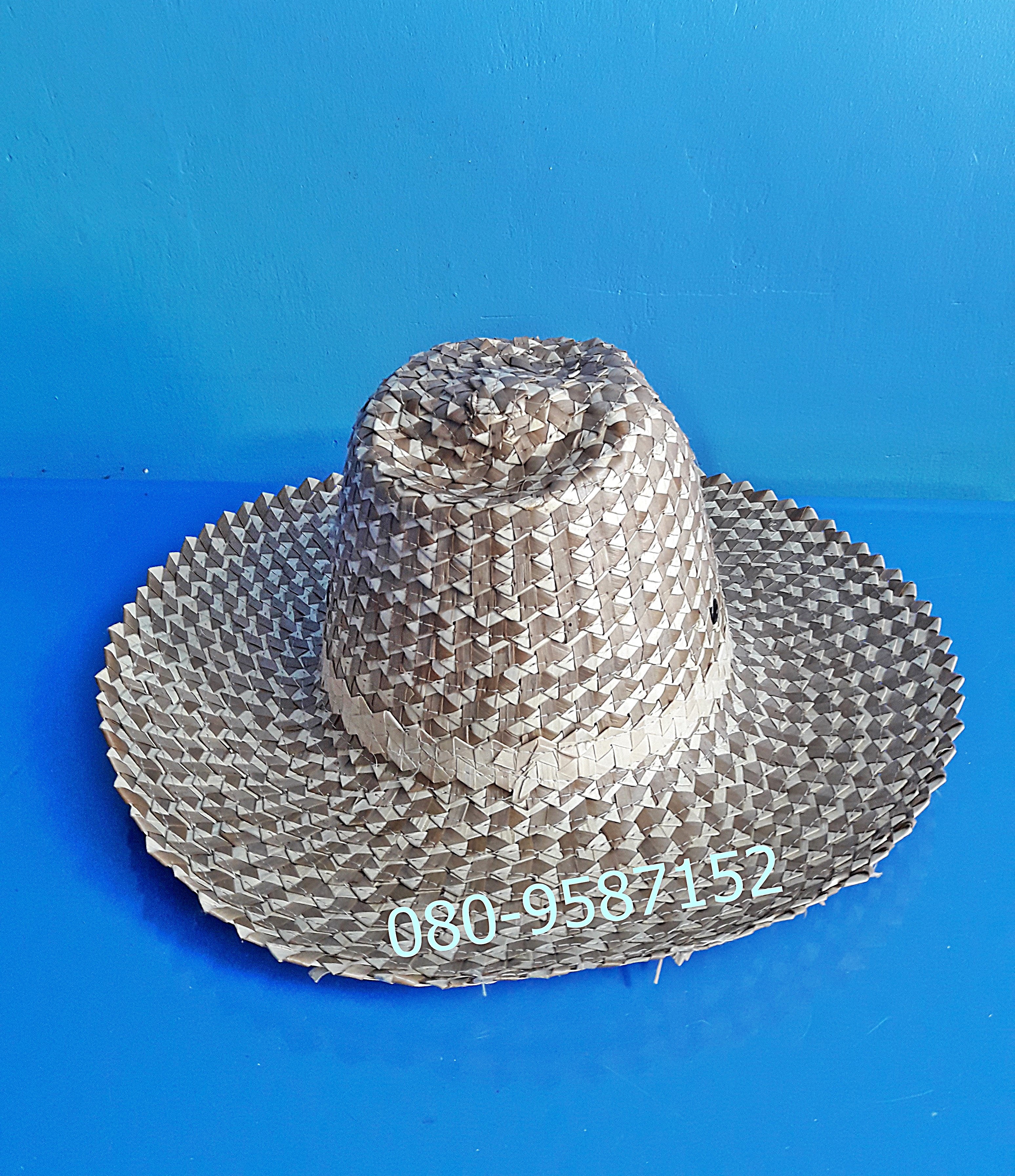 5 หมวกสาน-ไม้ไผ่ มีลาย