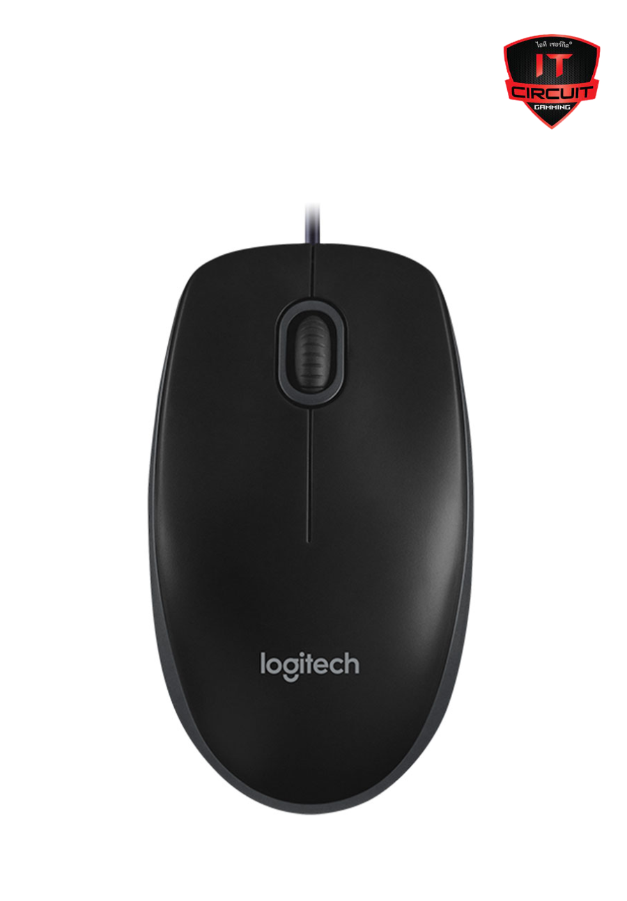 MOUSE (เมาส์) LOGITECH B100 BLACK SN031025T140H